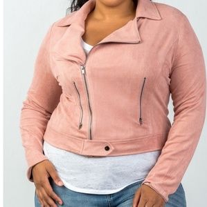 Pink zipper Jacket